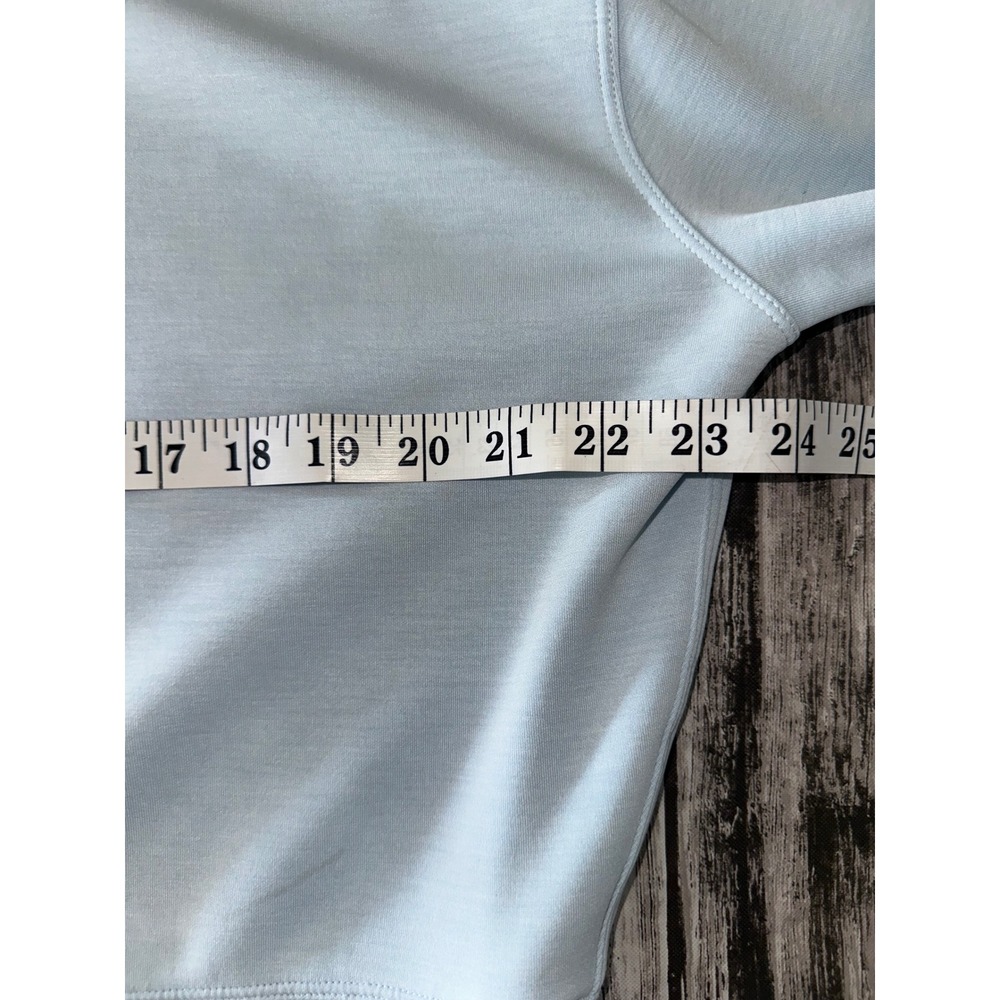 Lululemon‎ Baby Blue Cropped Crew Pullover Size 6 - Picture 3 of 8